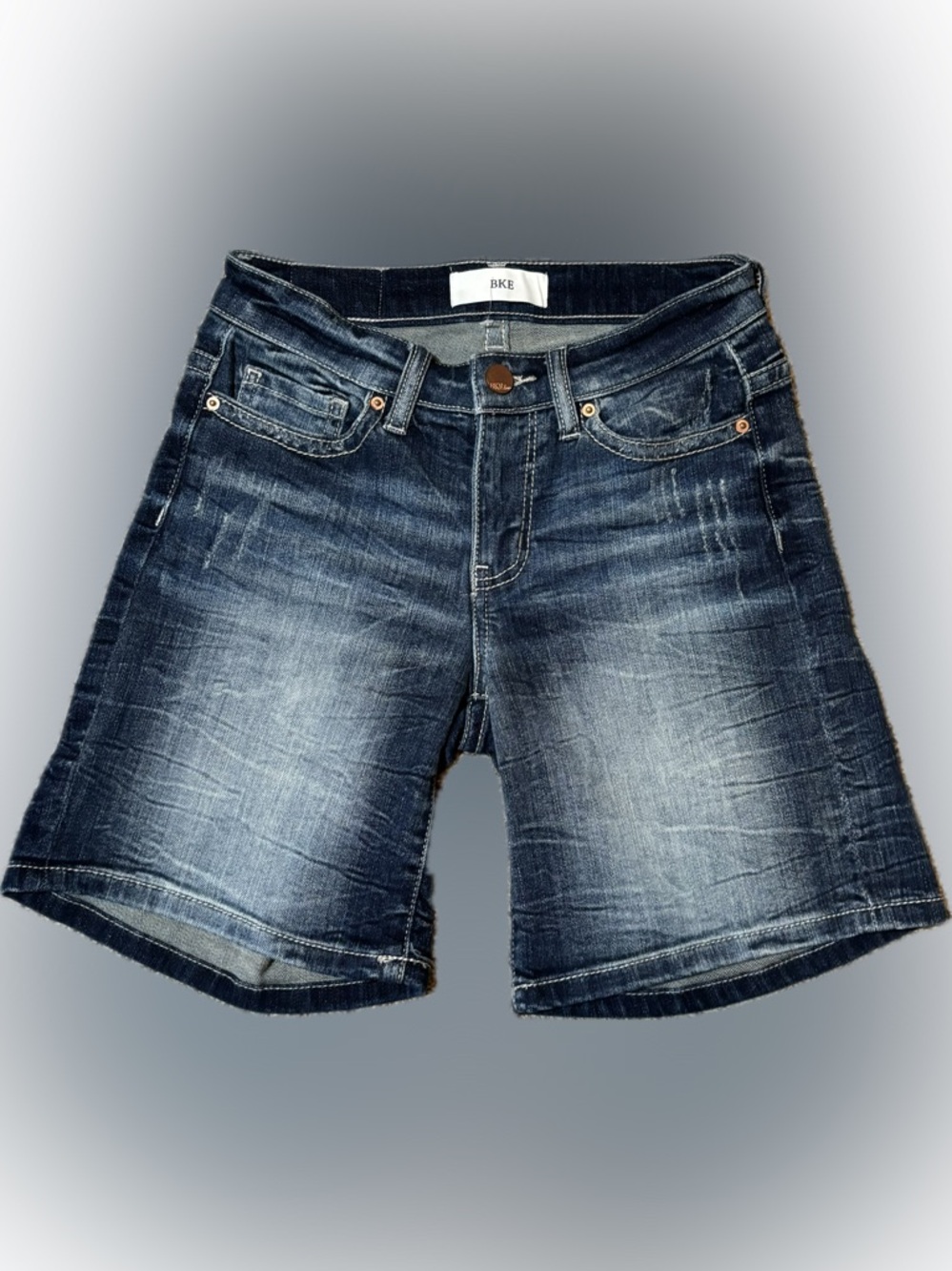 222. BKE Dark Blue Payton Denim Shorts, Size 23